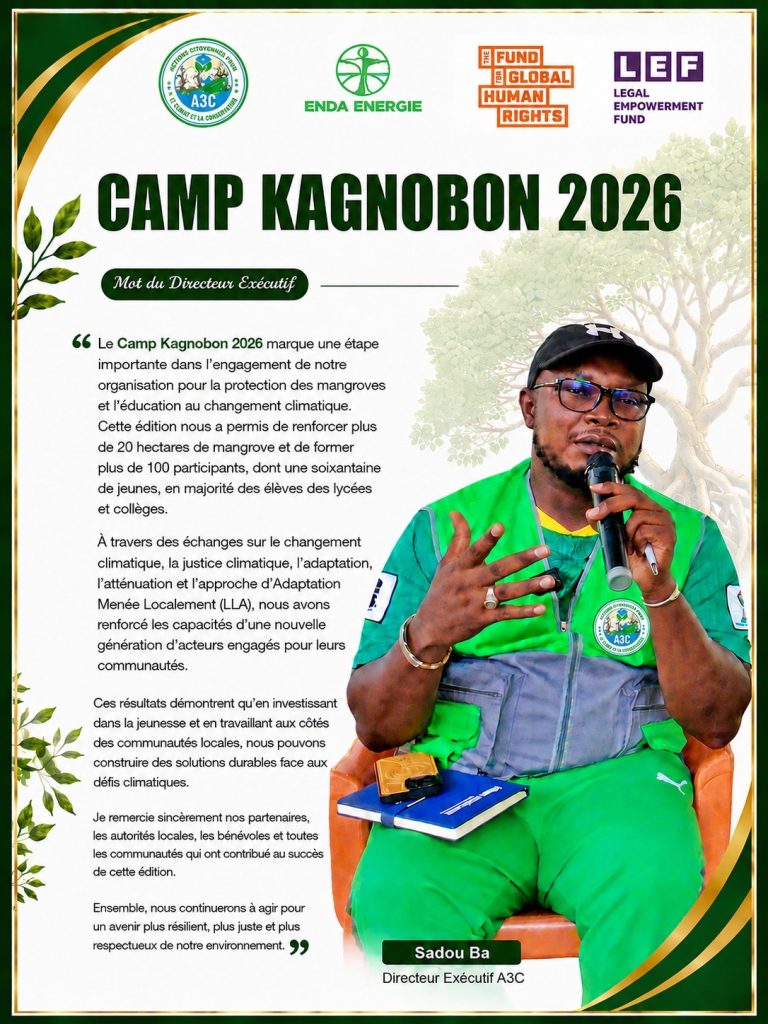 Retour au Camp Kagnobon 2026.